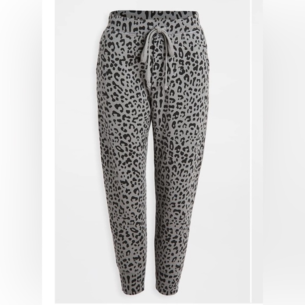 NILI LOTAN Leopard Print Joggers
